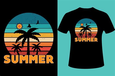 Summer vector t-shirt design. Vector illustration design. Summer t ...