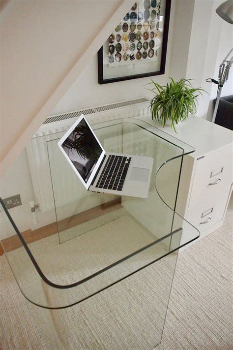 Stunning John Lewis Staten Glass Corner Desk Simply stunning! DELIVERY POSSIBLE - PLEASE CHECK ...