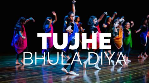 Tujhe Bhula Diya Dance | Contemporary Bollywood | Choreo by Elena Dias ...