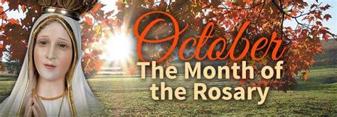 October - Month of the Rosary | The Holy Rosary | ANF Articles