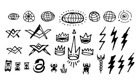 Esoteric Symbols and Vector Illustrations for Adobe Illustrator