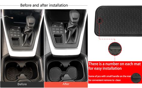 Amazon.com: Auovo Anti Dust Mats for Toyota RAV4 Accessories 2022 2019-2021 Custom Interior Fit ...