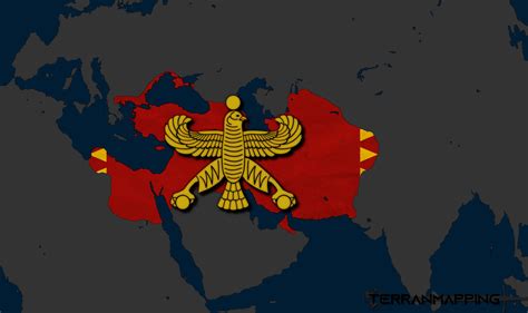 Achaemenid Empire at it's Greatest Extent. by TerranMapping on DeviantArt