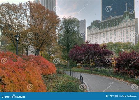 Plaza Hotel - Central Park South Stock Image - Image of south, october ...