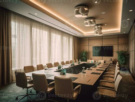 Interior of a luxury hotel conference room, Generative AI 31173442 ...