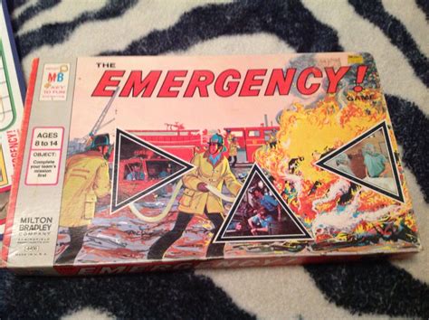 1974 Emergency TV Show Board Game Collectible Toy