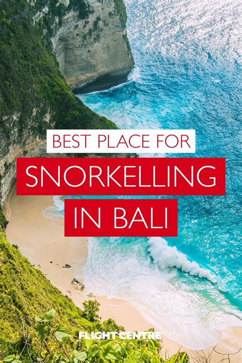 the best place for snorkeling in bali with text overlay reading best place for snorkeling in bali