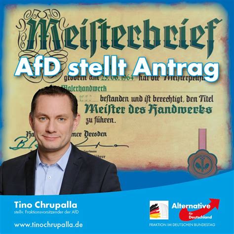 Tino Chrupalla: Positiv für historisch gewachsene Handwerksregionen – AfD Kreisverband Dresden