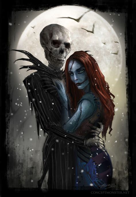 Jack Skellington and Sally Wallpapers - Top Free Jack Skellington and ...