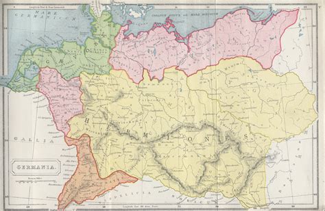 Vismor - Germania70 BC - AD 180 (Atlas of Ancient And Classical Geography)