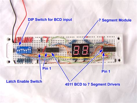 Other Integrated Circuits 10x HEF4511BP PHILIPS BCD to 7-segment latch decoder driver IC ...