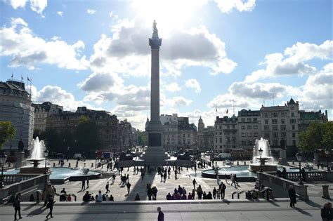 Trafalgar Square and Nelson's Column, Westminster Walk