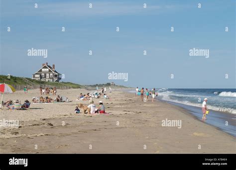 Wainscott NY 081001 Beach Lane in Wainscott NY With Kennedy house in background near the ...