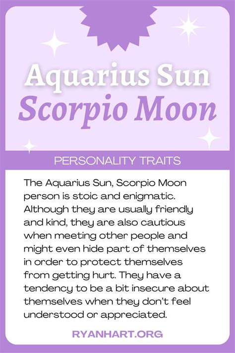 Aquarius Sun Scorpio Moon Personality Traits | Aquarius sun scorpio ...