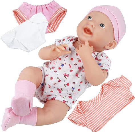 Click N' Play Newborn Baby Doll Clothes And Diaper Changing Set. - Walmart.com