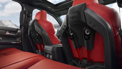 2024 Toyota Tacoma TRD Pro's seats have a suspension system with air ...