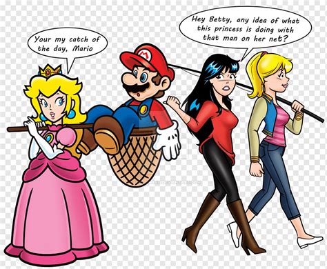 Princess Peach Mario Bros. Luigi Super Mario Dunia 3D Mario Sports Mix, veronica lodge, komik ...