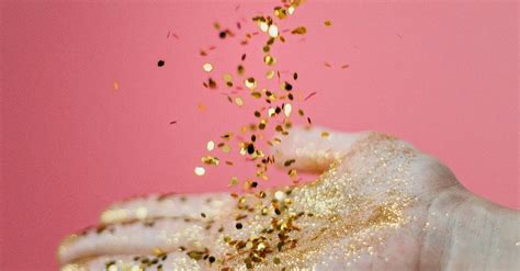 Person Catching Glitters · Free Stock Photo