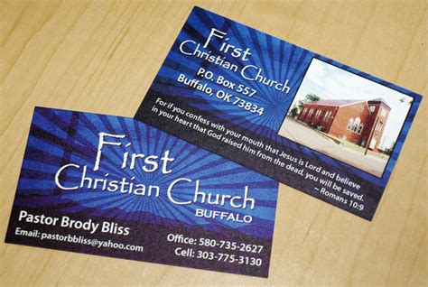Christian Business Cards Templates Free