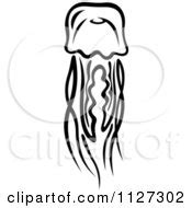 Royalty-Free (RF) Black And White Jellyfish Clipart, Illustrations ...