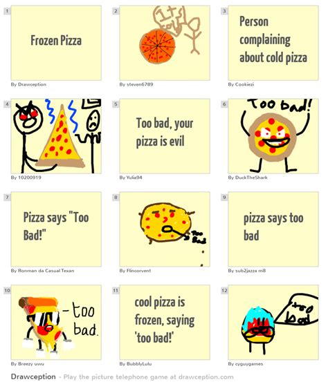 Frozen Pizza - Drawception