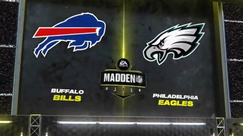 Buffalo Bills vs. Philadelphia Eagles | 2023 Week 12 Game Simulation ...