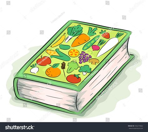 Illustration Featuring Thick Hardbound Book Drawings Stock Vector (Royalty Free) 556274062 ...