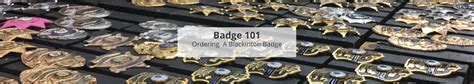 Custom Law Enforcement Badge and Fire Badges - V. H. Blackinton