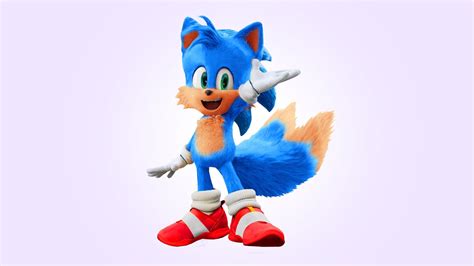 TAILS FUSION SONIC - fox transform to hedgehog from Sonic Hedgehog movie - blue Tails | what ...