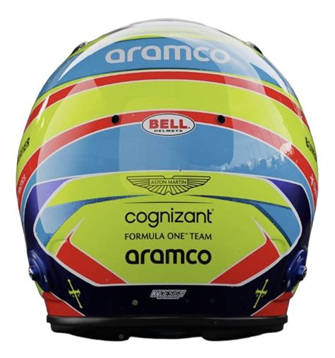 Fernando Alonso - Aston Martin - 2023 Bell Helmet, Aston Martin, Helmets, Custom Helmets, Hard ...