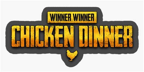 Pubg Winner Winner Chicken Dinner Png Picture - Calligraphy, Transparent Png is free transparent ...