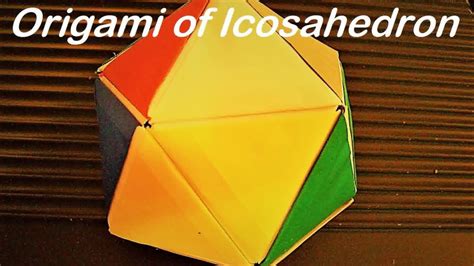 Origami of Icosahedron