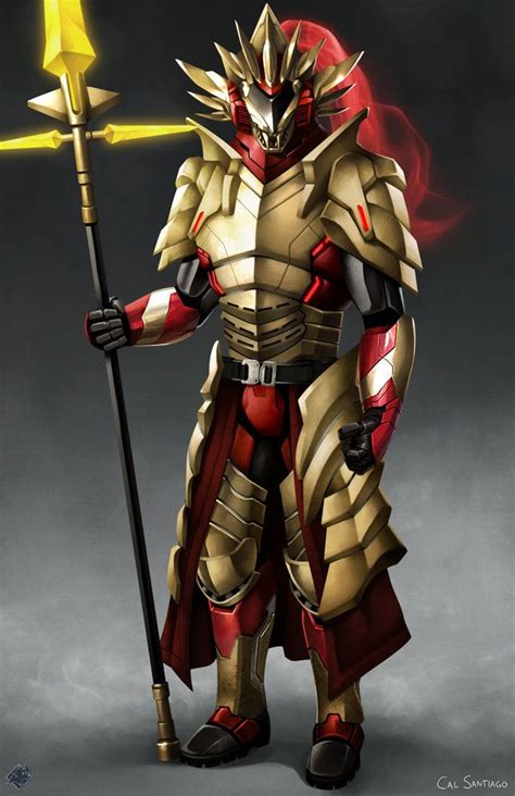 Sci-Fi Souls - Ornstein Armor by CalSantiago.deviantart.com on @DeviantArt | Dark souls art ...