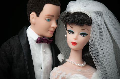 Wedding Barbie and Ken, 1959 Reproduction | Barbie wedding, Barbie ...