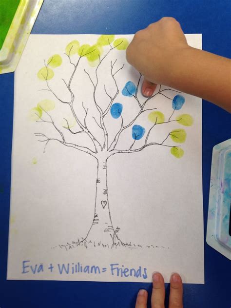 Friendship Tree Project for preschoolers. Preschool Plans, Preschool Rooms, Preschool Planning ...