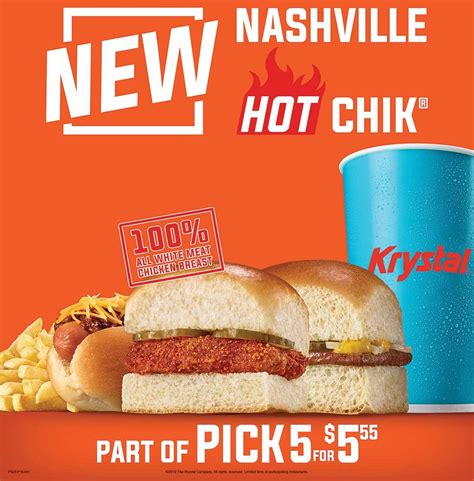 Krystal spices up menu with Nashville Hot Chik LTO | Restaurant Magazine