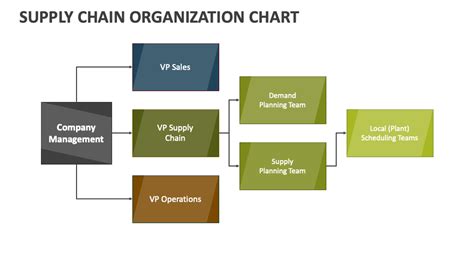 Supply Chain Management Diagram Template