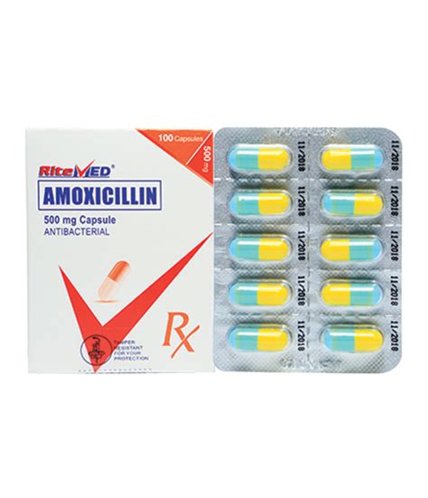 Ritemed Amoxicillin 500mg Capsule - Rose Pharmacy Medicine Delivery