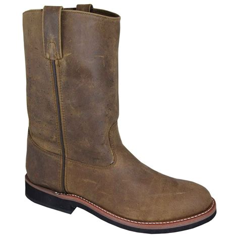 Smoky Mountain Boots - Smoky Mountain Men's Wellington Brown Leather Cowboy Boots 4024 - Walmart ...