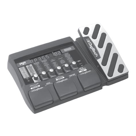 DIGITECH RP355 MANUAL DE INSTRUCCIONES Descargar en PDF | ManualsLib