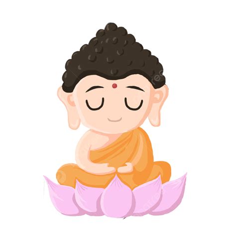 Buddha Statue PNG Picture, Buddha Statue, Cartoon Hand Drawn, Watercolor, Character PNG Image ...
