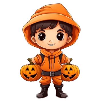 Halloween Character Kid Cartoon In Halloween Costume, Halloween, Witch, Costume PNG Transparent ...