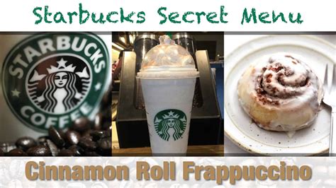 Starbucks Secret Menu Cinnamon Roll Frappuccino - Make Drinks