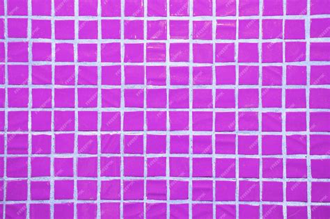 Premium Photo | Texture of fine little ceramic tiles. purple floor tiles