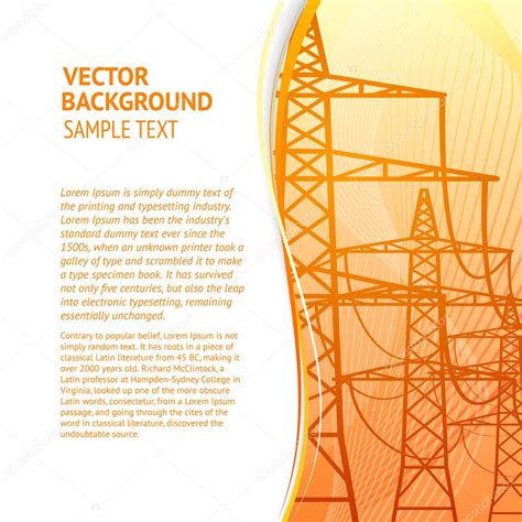 Electricity pylons — Stock Vector © Kotkoa #19406809