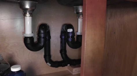 Installing Drains Double Kitchen Sink | Wow Blog