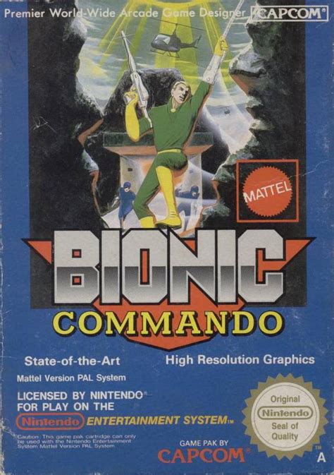 Bionic Commando Box Shot for NES - GameFAQs