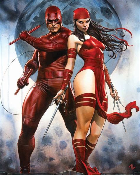 Daredevil and Electra - (With images) | Marvel daredevil, Marvel comics ...