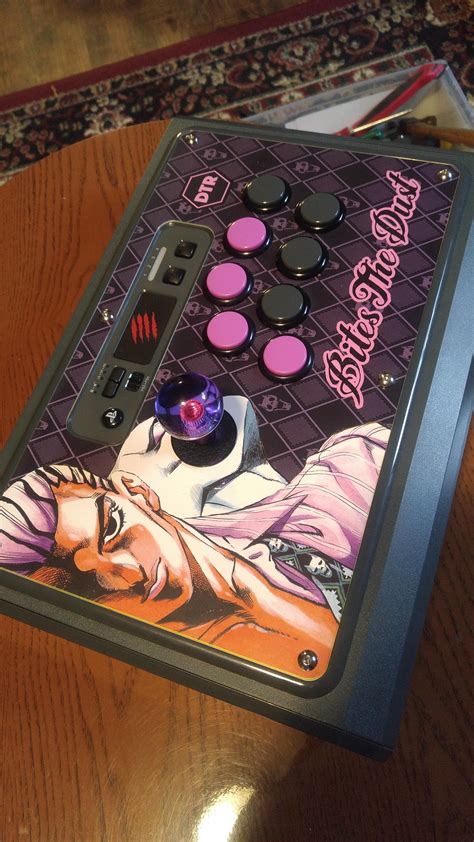 Just finished my new Arcade Stick : r/StardustCrusaders