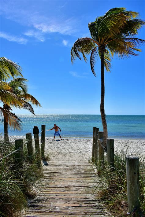 Boardwalk to Smathers Beach in Key West, Florida - Encircle Photos